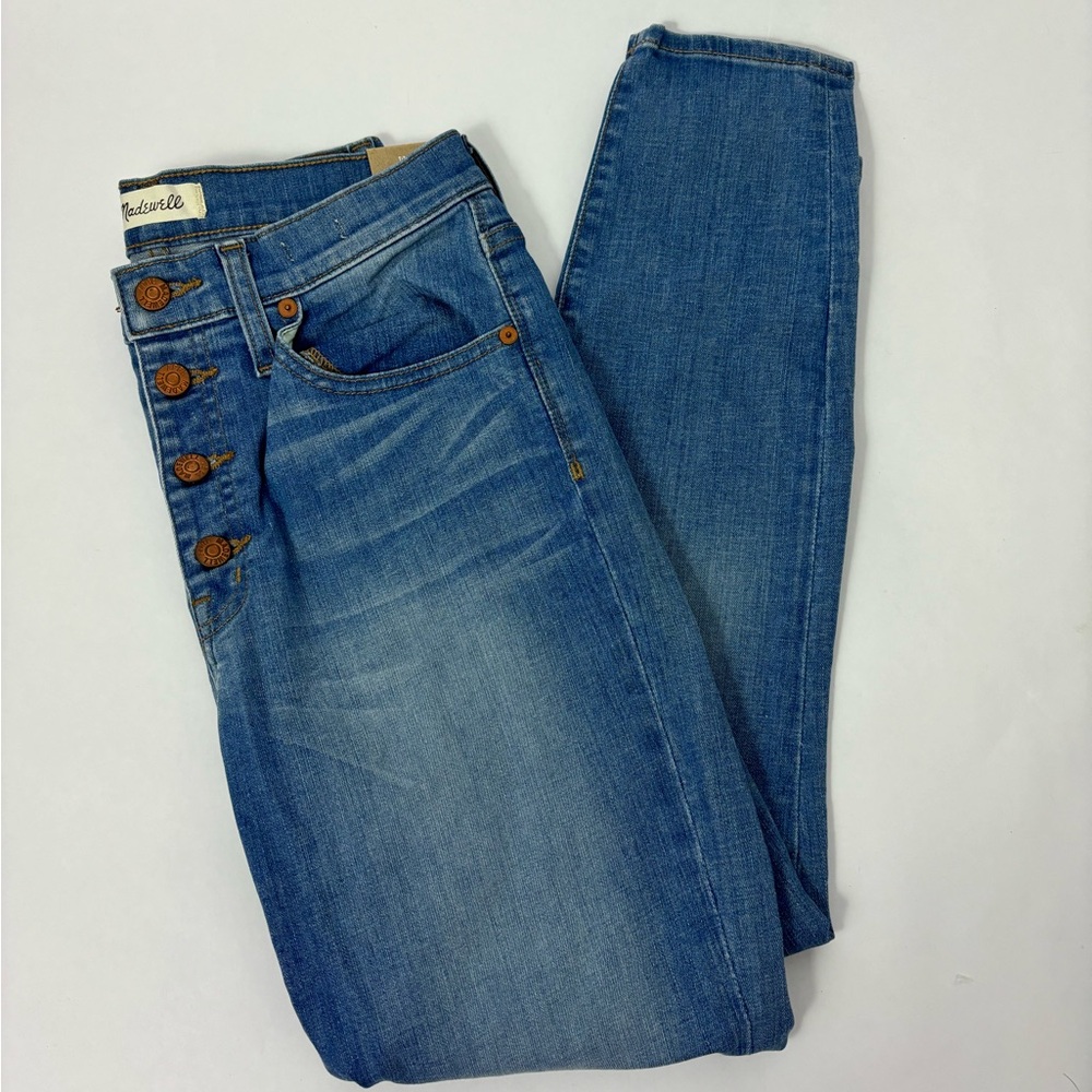 MADEWELL HIGH RISE SKINNY JEANS